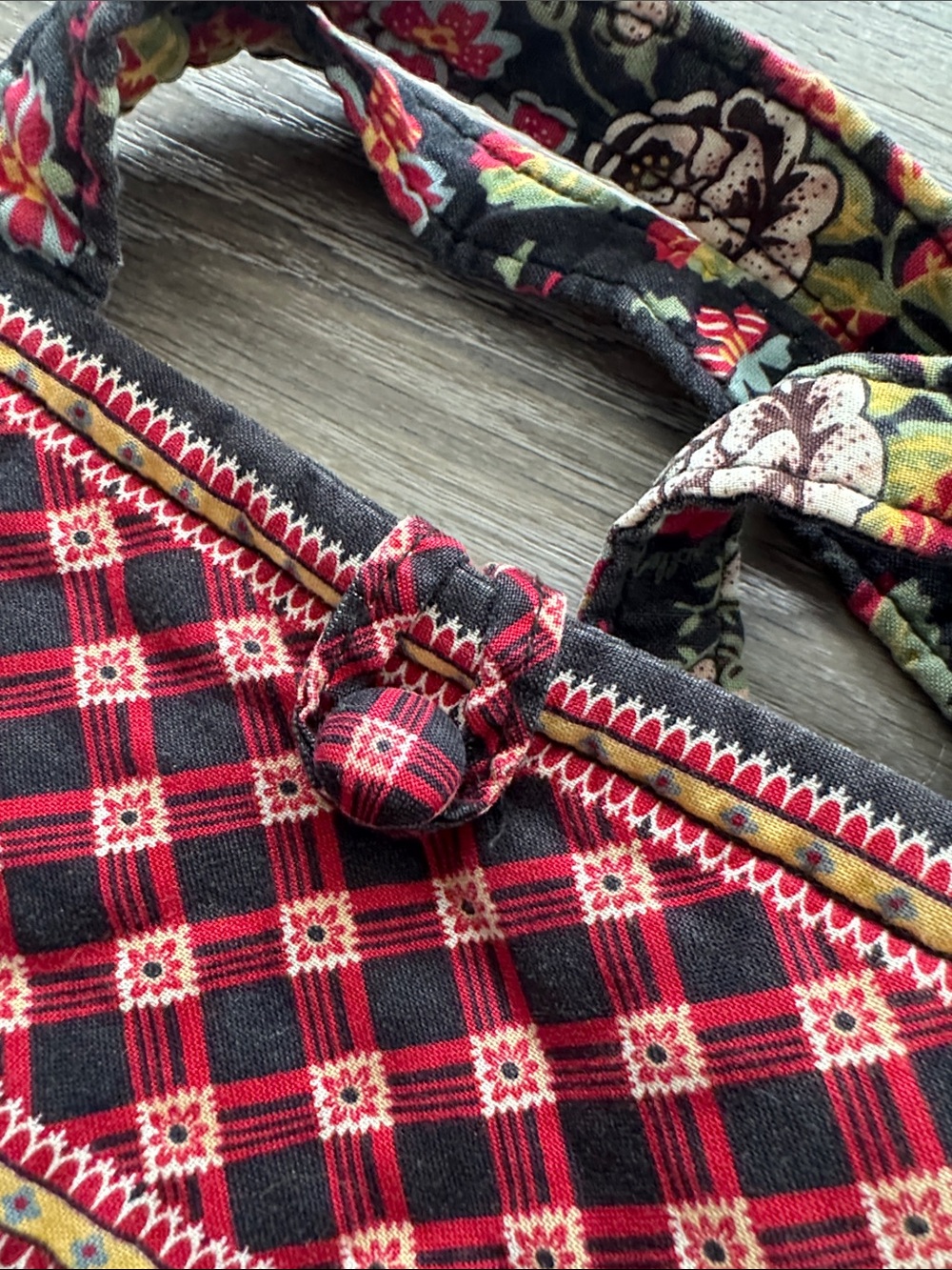 Vera Bradley Quilted Floral Tote Bag - Picture 6 of 6